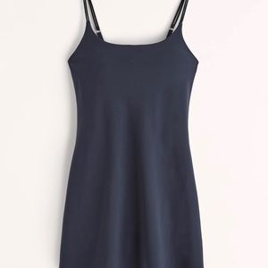 Abercrombie & fitch traveler mini dress XS navy blue